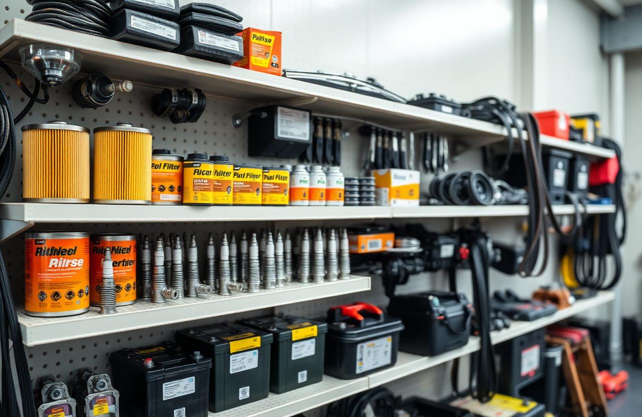 Filtros, escobillas, bujías, baterías y accesorios disponibles en Lubricentro El Carmen